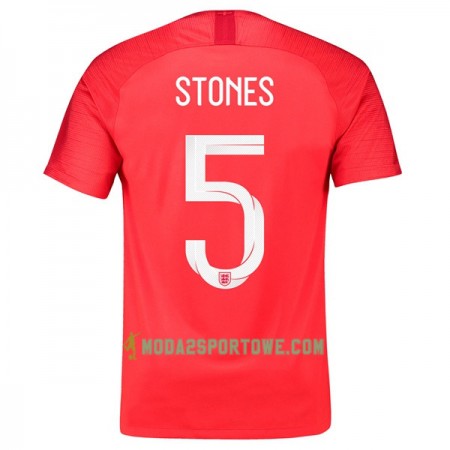 Koszulka Anglia Stones 5 Mistrzostwa Świata 2018 Wyjazdowe Stroje Piłkarskie